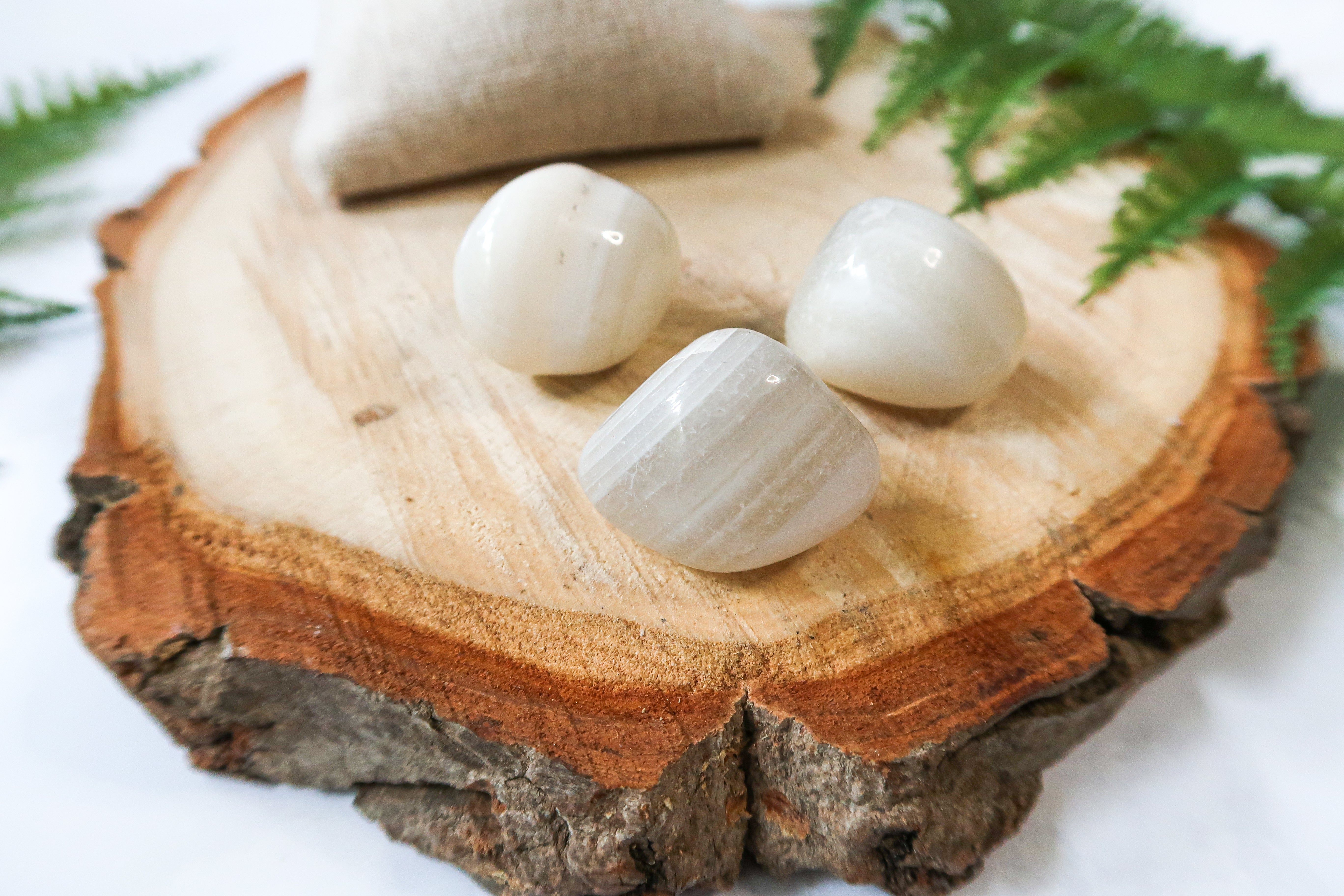 Witte Agaat edelsteen