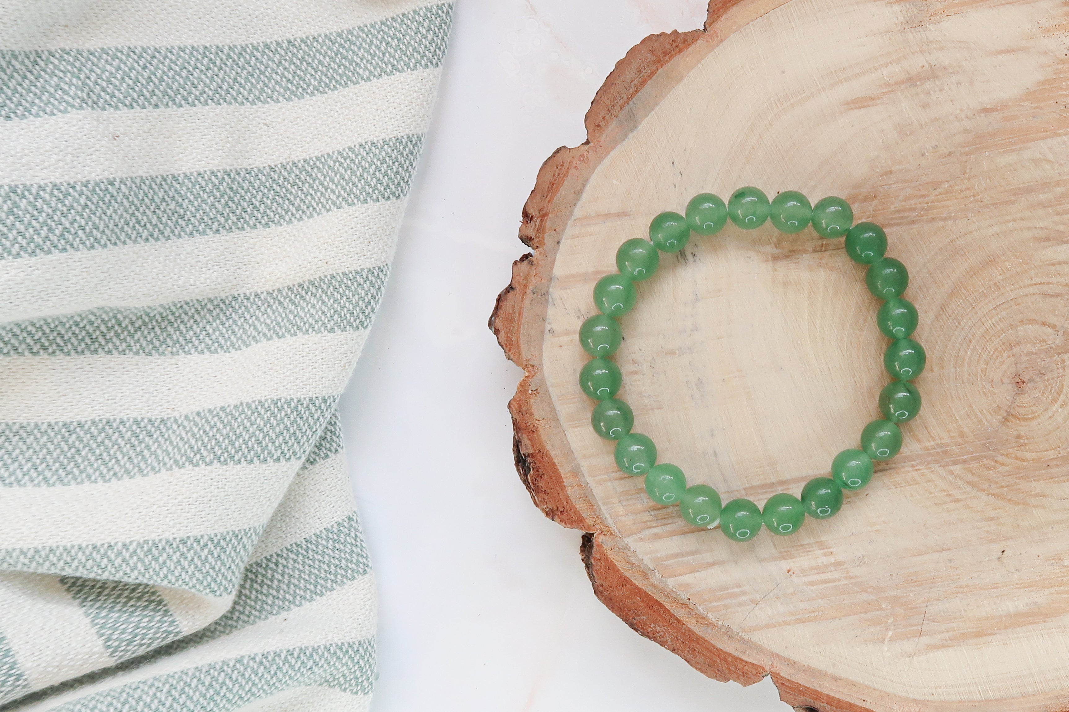 Groene Aventurijn edelsteen armband kralen