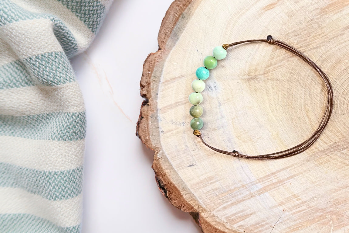 Armband Amazoniet Verstelbaar