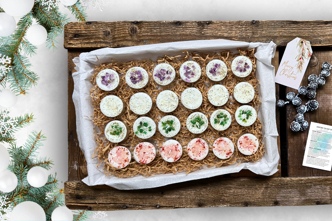 Edelsteen Theelicht Adventskalender