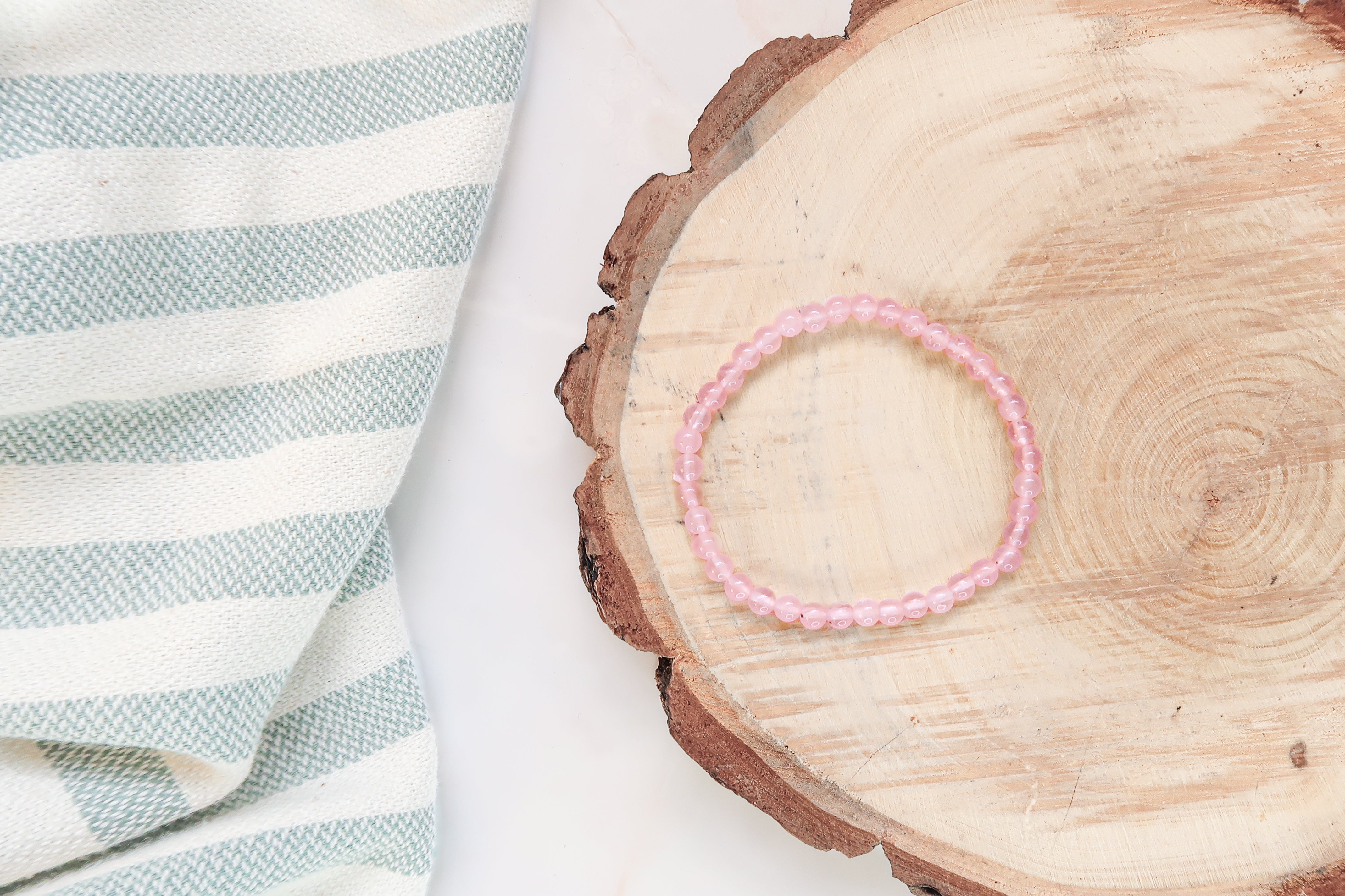 Rose quartz bracelet